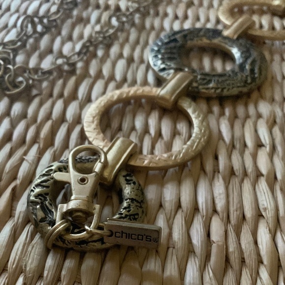 Vintage Chico’s metal link belt - Picture 4 of 4